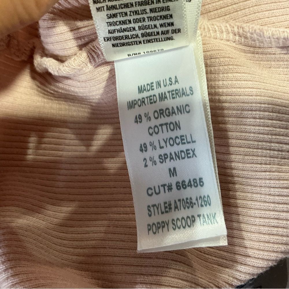 Agolde Ribbed Fitted Tank Top - Picture 6 of 6